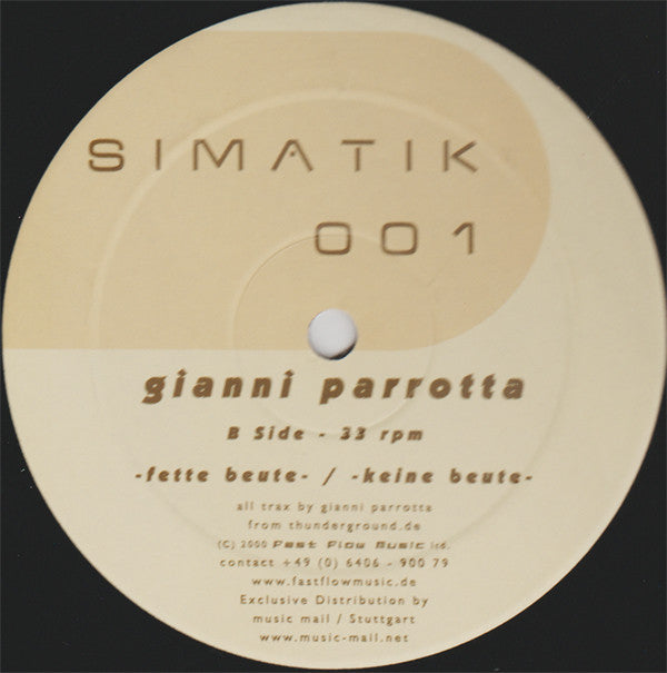 Gianni Parrotta : Leichte Beute (12")