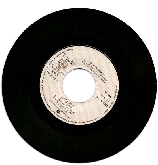Rod Stewart : (If Loving You Is Wrong) I Don't Want To Be Right (7", Single)