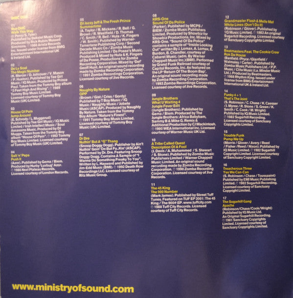 Various : Back To The Old Skool Hip Hop (2xCD, Comp, Mixed)