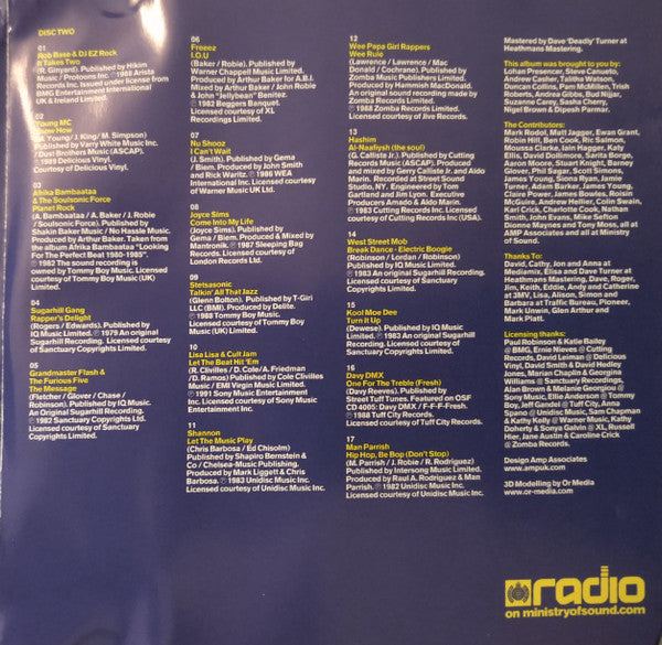 Various : Back To The Old Skool Hip Hop (2xCD, Comp, Mixed)