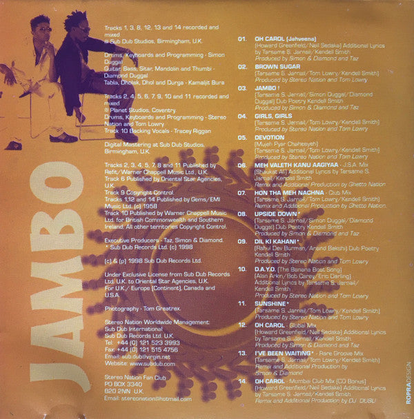 Stereo Nation : Jambo (CD, Album)