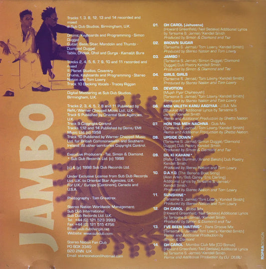 Stereo Nation : Jambo (CD, Album)