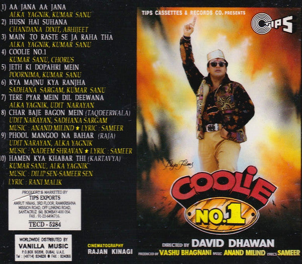 Anand Milind, Sameer : Coolie No. 1 (CD)