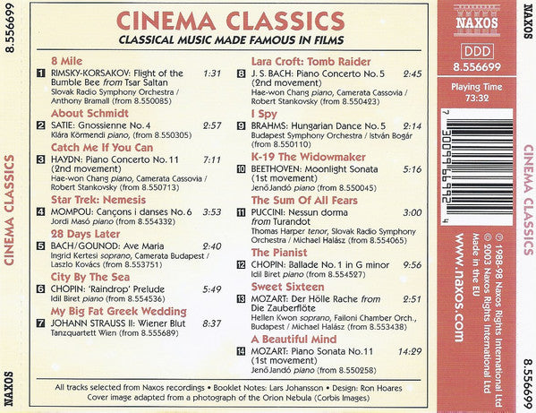 Various : Cinema Classics (CD, Comp)