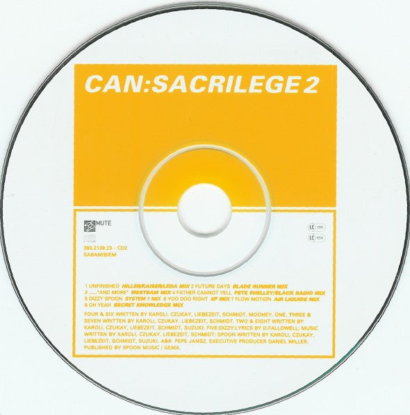 Can : Sacrilege (2xCD)