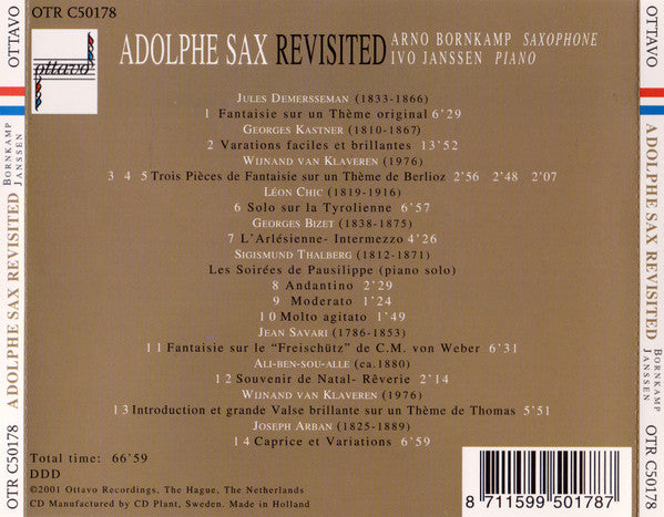 Arno Bornkamp & Ivo Janssen (3) : Adolphe Sax Revisited (CD)