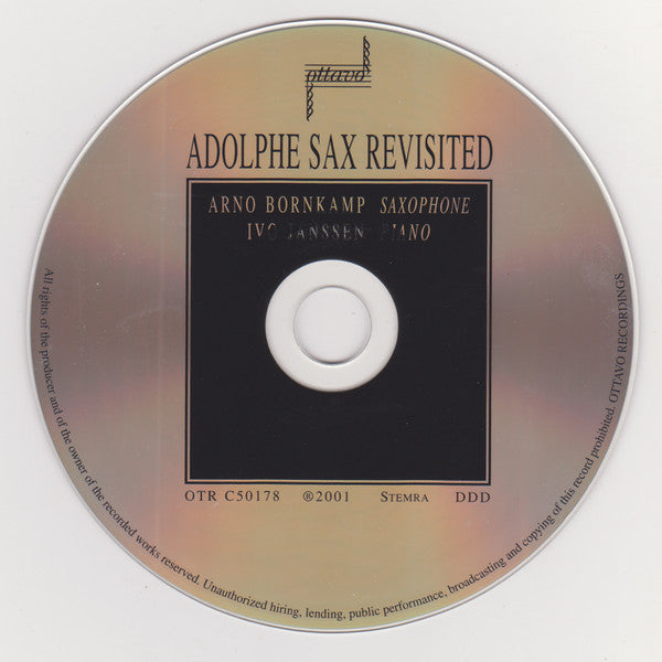 Arno Bornkamp & Ivo Janssen (3) : Adolphe Sax Revisited (CD)
