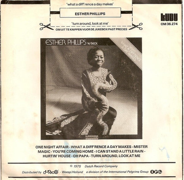 Esther Phillips : What A Diff'rence A Day Makes (7", Single)