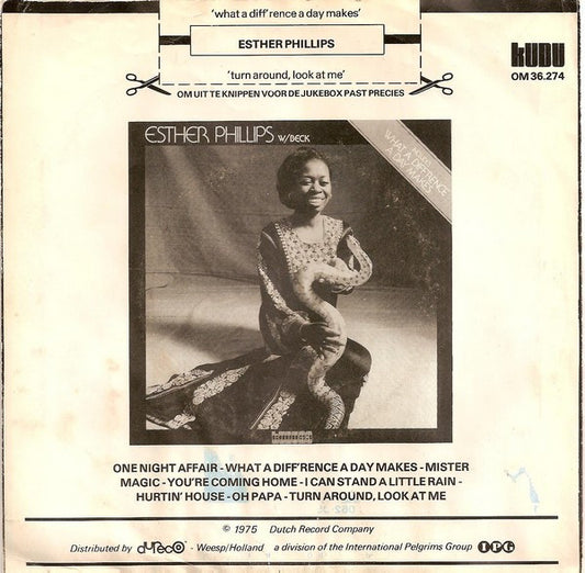 Esther Phillips : What A Diff'rence A Day Makes (7", Single)