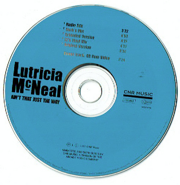 Lutricia McNeal : Ain't That Just The Way (CD, Maxi, Enh)