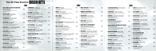 Various : The All Time Greatest Disco Hits (3xCD, Album, Comp)