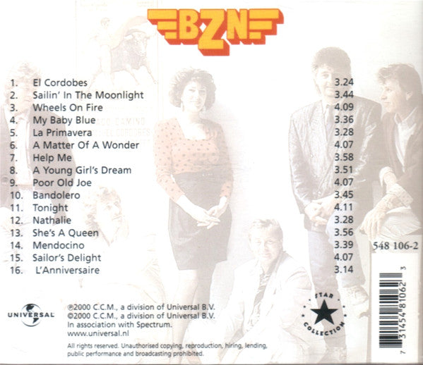 BZN : The Star Collection (CD, Comp, RE)