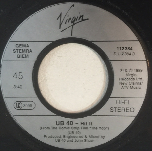 UB40 : I Would Do For You (7", Single)