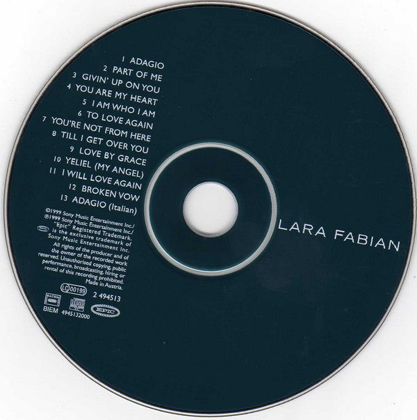 Lara Fabian : Lara Fabian (CD, Album, CD-)