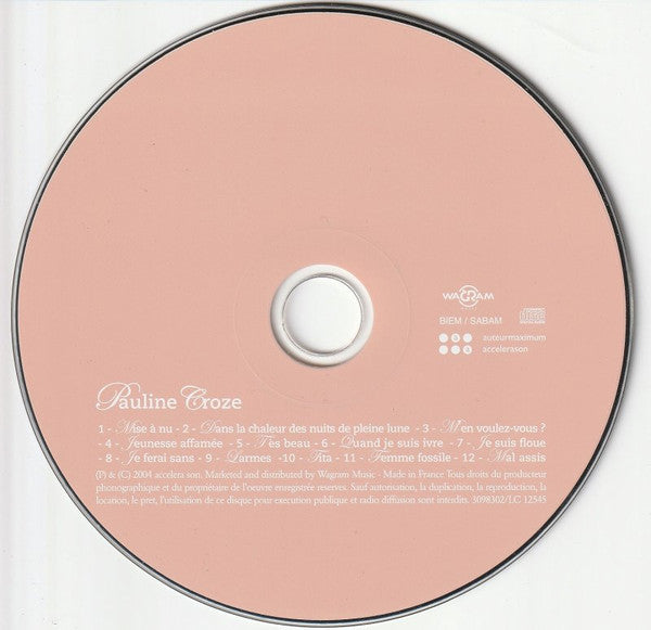 Pauline Croze : Pauline Croze (CD, Album)