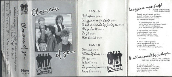 Clouseau : Of Zo... (Cass, Album)