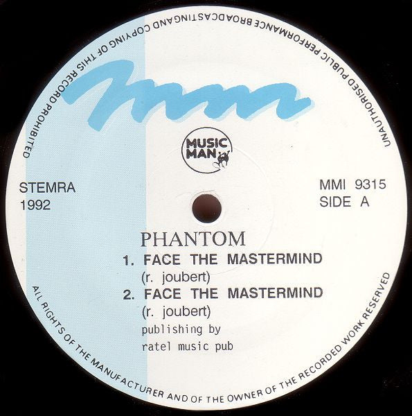 Phantom : Face The Mastermind (12")