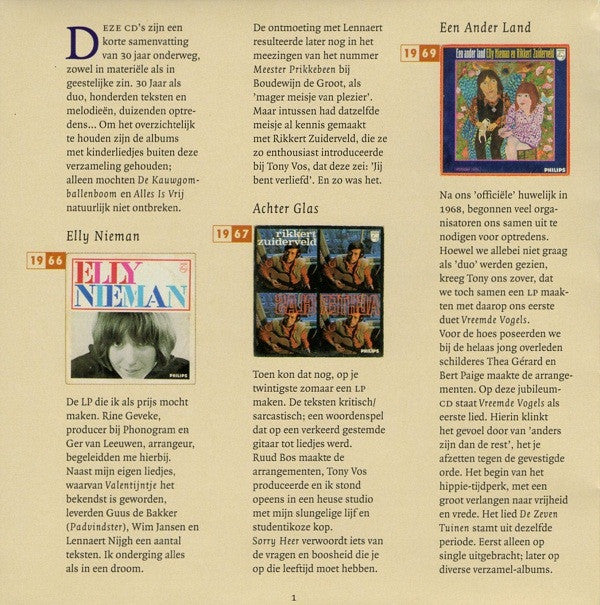 Elly & Rikkert : 30 Jaar Onderweg (2xCD, Album, Comp)