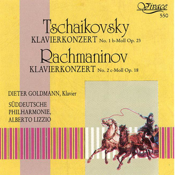 Pyotr Ilyich Tchaikovsky, Sergei Vasilyevich Rachmaninoff, Dieter Goldmann, Süddeutsche Philharmonie, Alberto Lizzio : Klavierkonzert No. 1 b-Moll Op. 23 / Klavierkonzert No. 2 c-Moll Op. 18 (CD, Album)