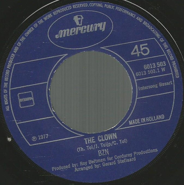 BZN : The Clown (7", Single)
