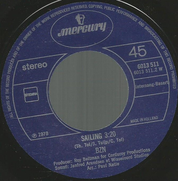 BZN : Lady McCorey (7", Single, Lar)