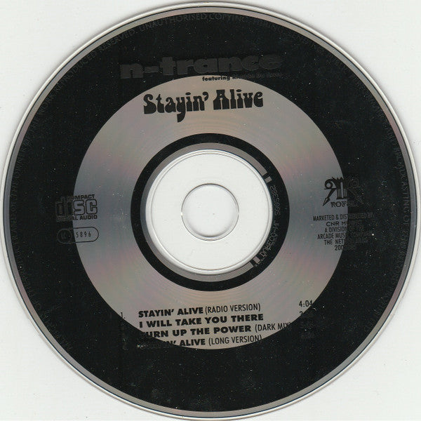N-Trance Featuring Ricardo Da Force : Stayin' Alive (CD, Maxi)