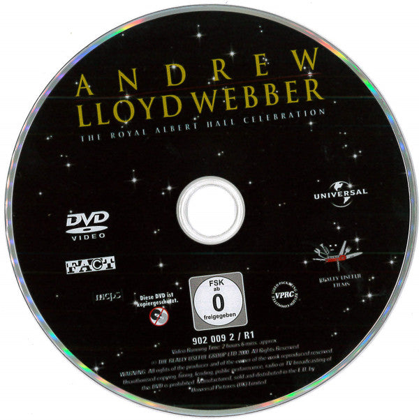 Andrew Lloyd Webber : The Royal Albert Hall Celebration (DVD-V, Multichannel, PAL)