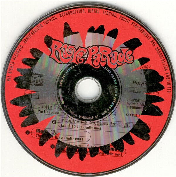 Various : Rave Parade Diary 97-98 (CD, Comp, Promo)