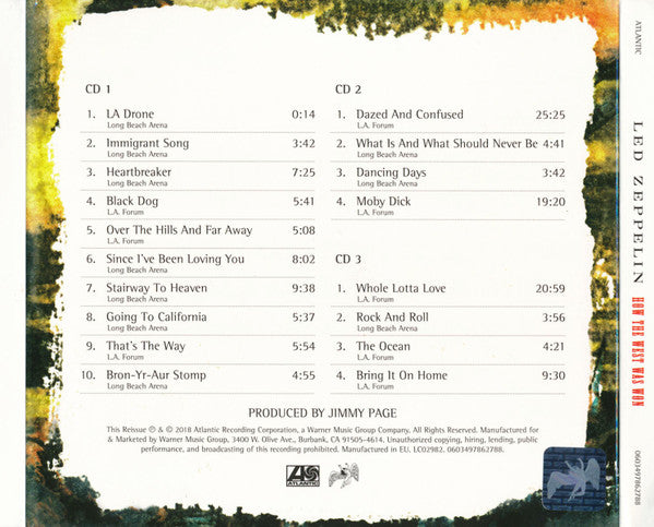 Led Zeppelin : How The West Was Won (3xCD, Album, RE, RM, Tri)