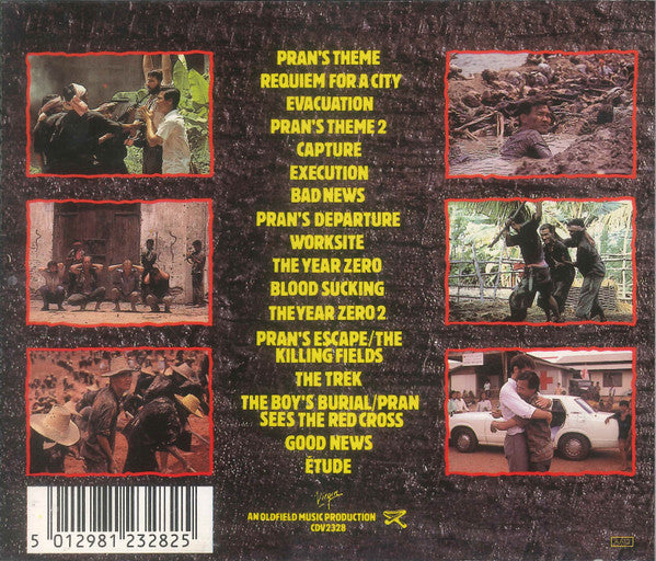 Mike Oldfield : The Killing Fields (Original Film Soundtrack) (CD, Album, RE)