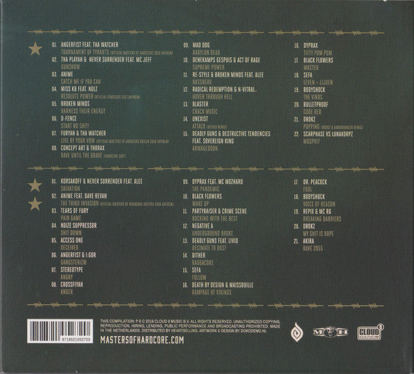 Various : Masters Of Hardcore - Tournament Of Tyrants - Chapter XL (2xCD, Comp, Mixed)