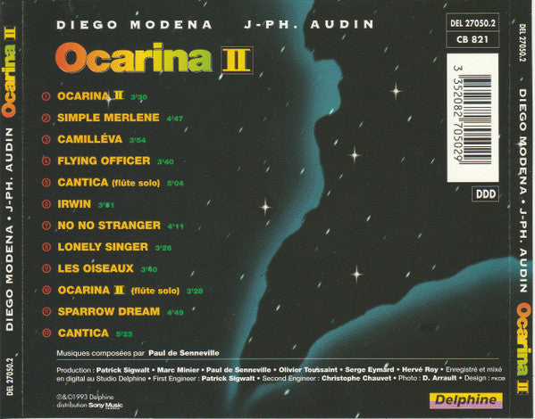 Jean-Philippe Audin & Diego Modena : Ocarina II (CD, Album)
