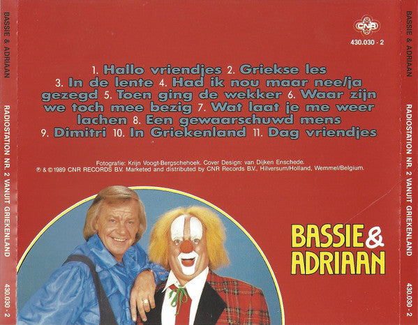 Bassie & Adriaan : Radio Station Nr. 2 Vanuit Griekenland (CD, Album)