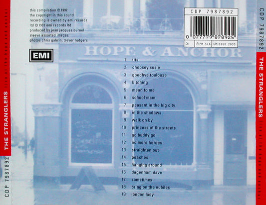 The Stranglers : Live At The Hope And Anchor (CD, Album)