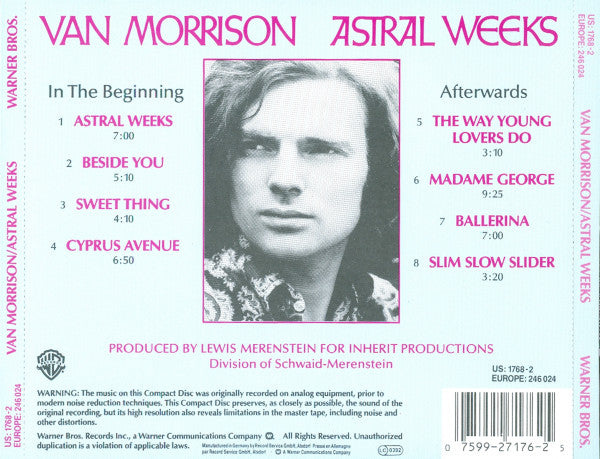 Van Morrison : Astral Weeks (CD, Album, RE)