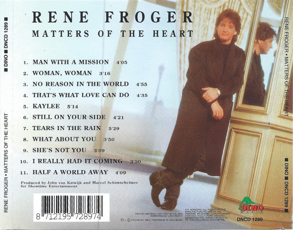 René Froger : Matters Of The Heart (CD, Album)