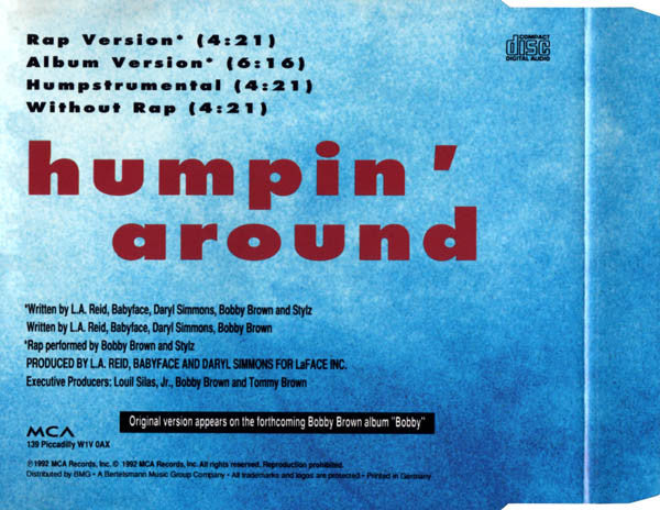 Bobby Brown : Humpin' Around (CD, Maxi)