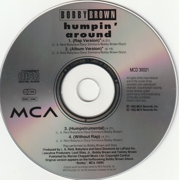 Bobby Brown : Humpin' Around (CD, Maxi)