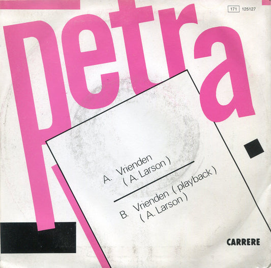 Petra (4) : Vrienden (7")