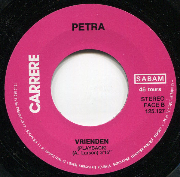 Petra (4) : Vrienden (7")