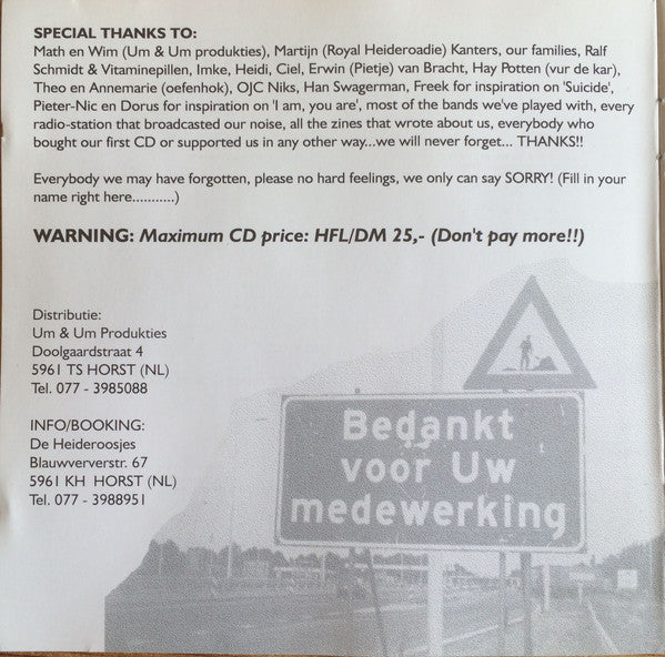 Heideroosjes : Choice For A Lost Generation?! (CD, Album)