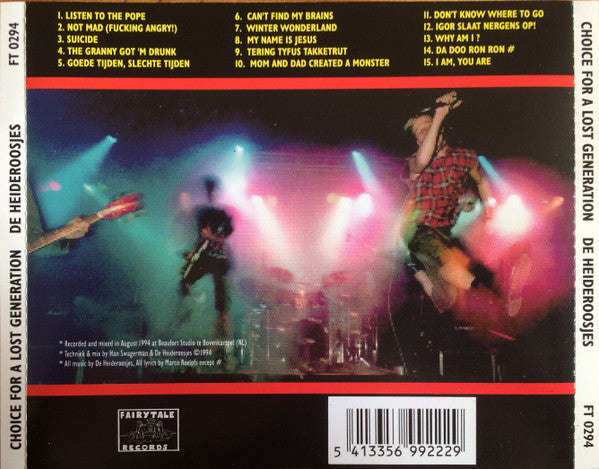 Heideroosjes : Choice For A Lost Generation?! (CD, Album)