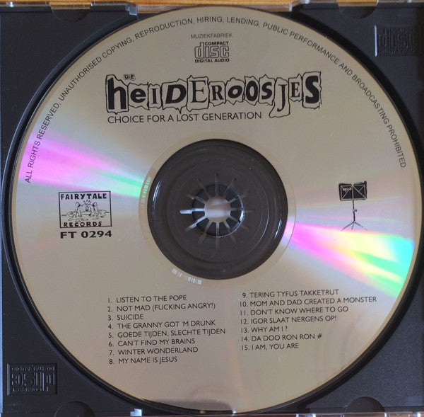 Heideroosjes : Choice For A Lost Generation?! (CD, Album)