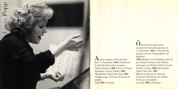 Lucia Popp, Stefan Soltesz : Slavonic Opera Arias (CD, Album, Comp, RP)