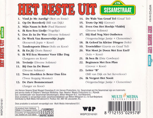 Sesamstraat : Het Beste Uit Sesamstraat (CD, Comp, RE)