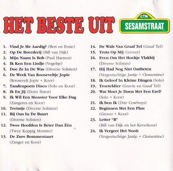 Sesamstraat : Het Beste Uit Sesamstraat (CD, Comp, RE)