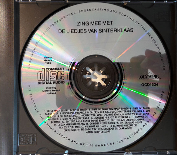 Kinderkoor Pippeloentje : Zing Mee Met De Liedjes Van Sinterklaas (CD, Album)