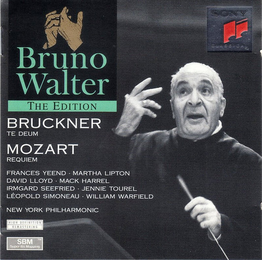 Anton Bruckner, Wolfgang Amadeus Mozart, Bruno Walter, New York Philharmonic : Te Deum / Requiem  (CD, Comp, Mono, RM)