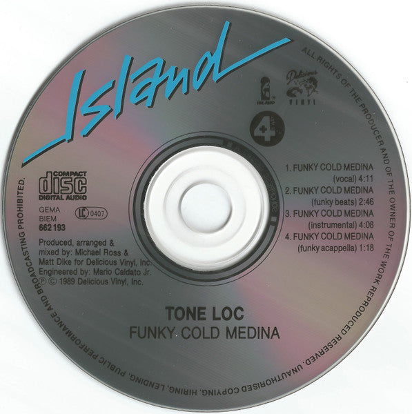 Tone Loc : Funky Cold Medina (CD, Single)