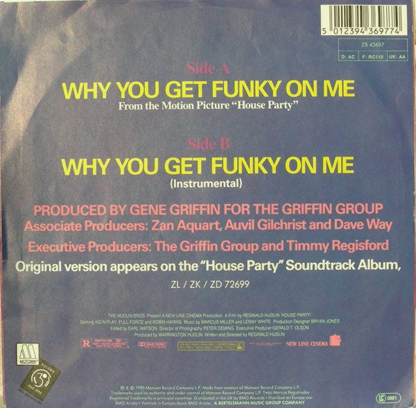 Today : Why You Get Funky On Me (7")